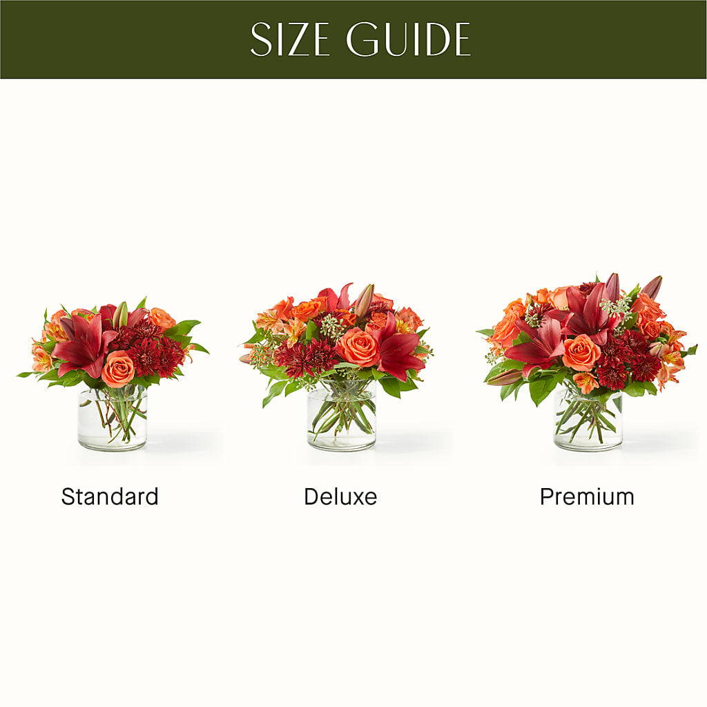 Crimson Leaves Bouquet – DAWN'S FLOWER PATCH, Lake Wales FL