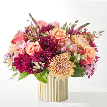 Berry Cobbler Bouquet with Ivory Vase – DAWN'S FLOWER PATCH, Lake Wales FL