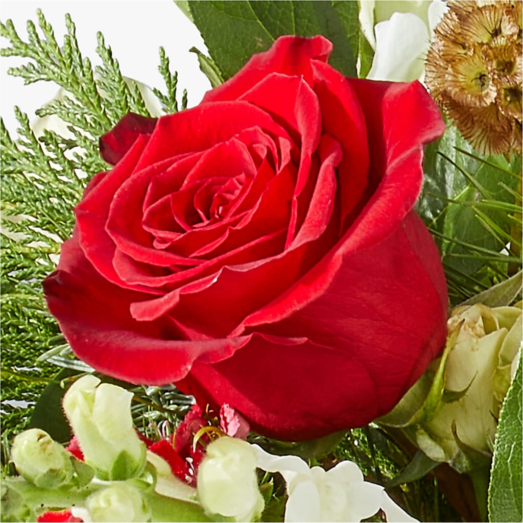 Deck the Halls Bouquet – DAWN'S FLOWER PATCH, Lake Wales FL