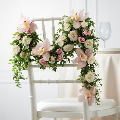 Orchid Rose Chair Décor – DAWN'S FLOWER PATCH, Lake Wales FL