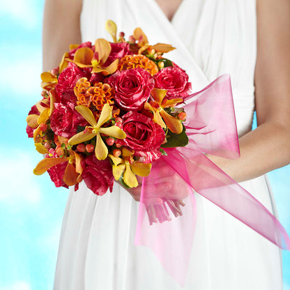 Brilliant Shades of Love Bouquet – DAWN'S FLOWER PATCH, Lake Wales FL