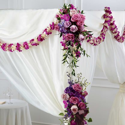 Color & Light Chuppah Decor – DAWN'S FLOWER PATCH, Lake Wales FL