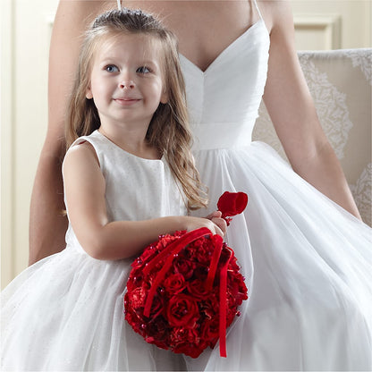 Pure at Heart Flower Girl Arrangement – DAWN'S FLOWER PATCH, Lake Wales FL